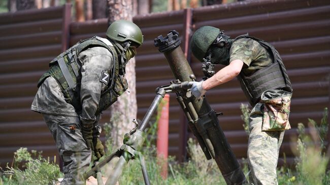 Уничтожение позиций ВСУ бойцами ЛНР в Харьковской области