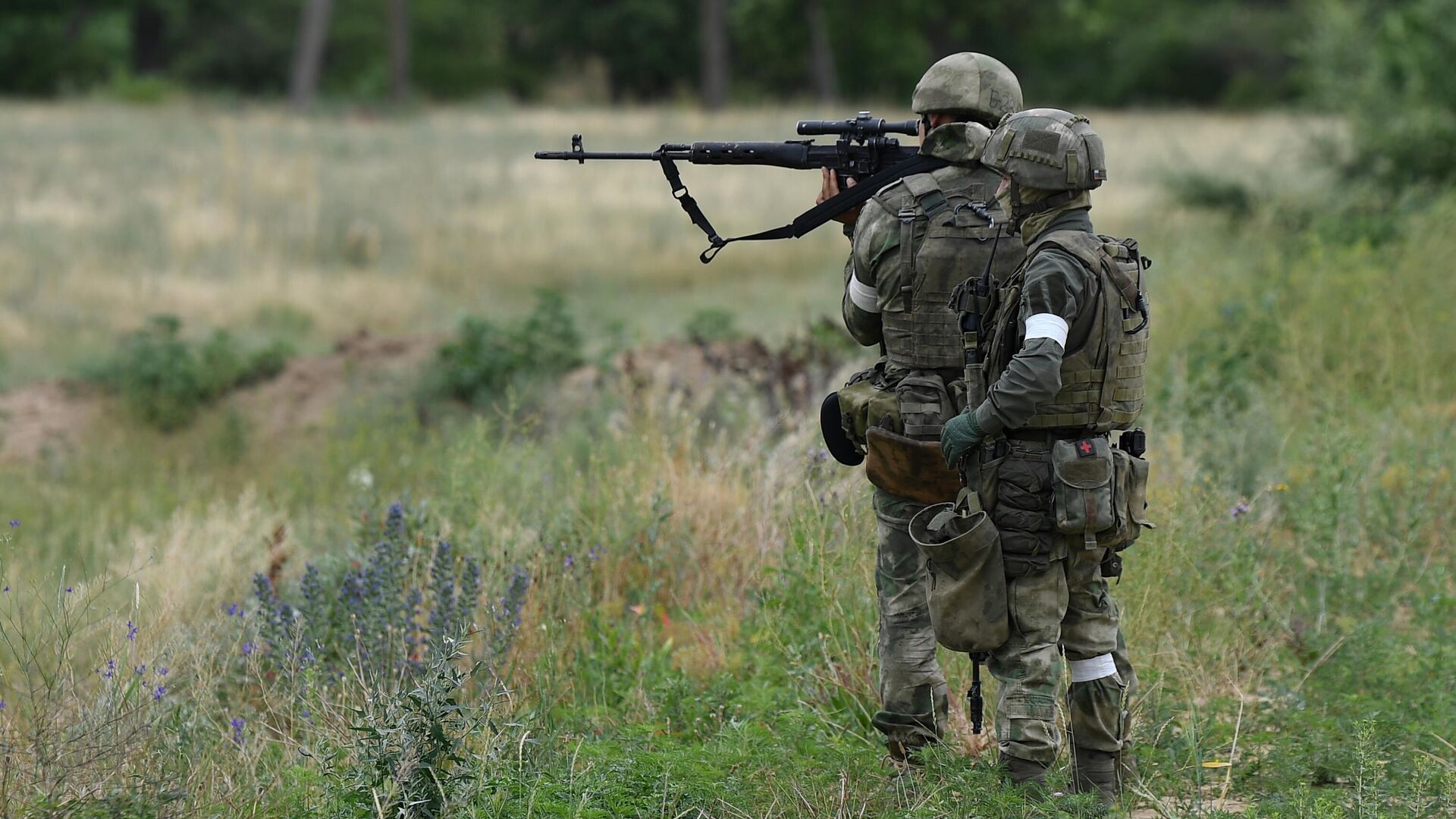 Военнослужащие ВС РФ во время специальной военной операции на Украине - РИА Новости, 1920, 17.02.2023