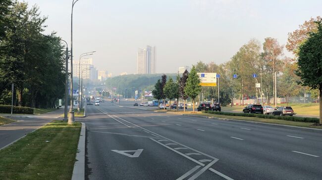 Смог в Москве из-за пожаров в Рязанской области