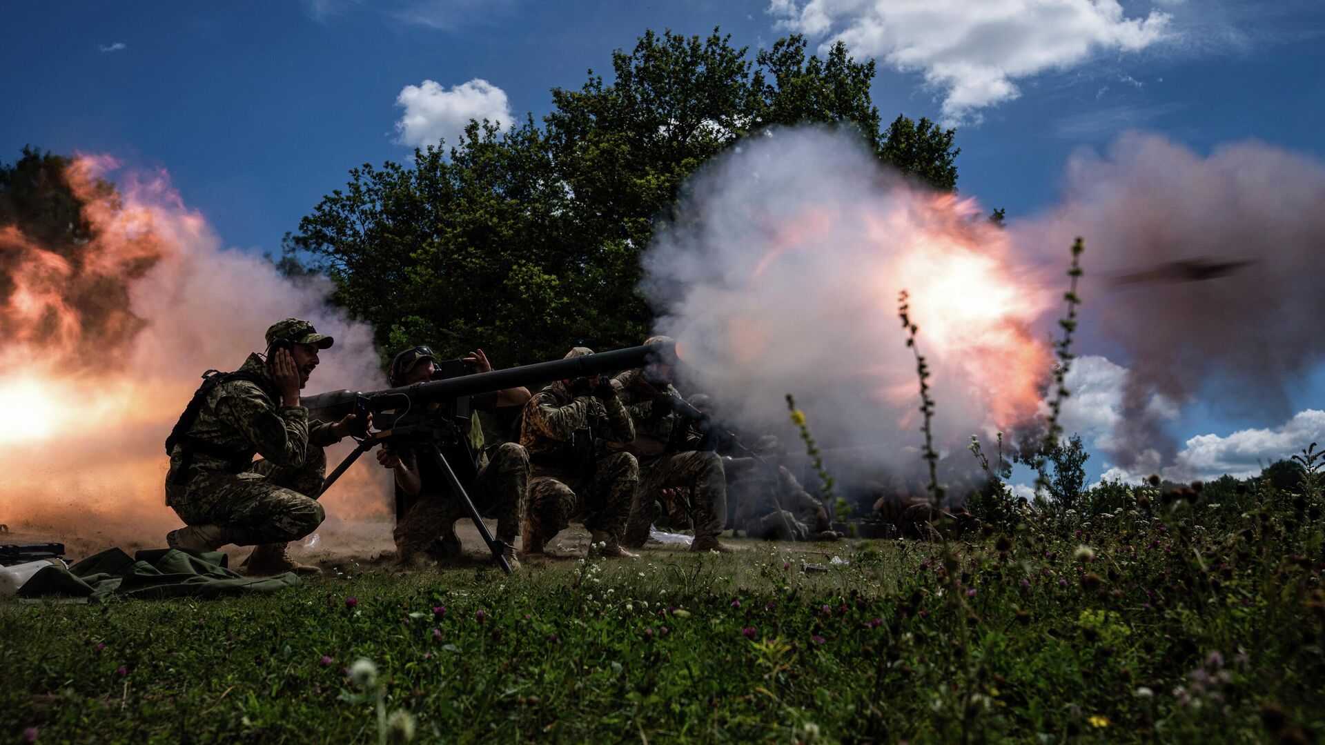 Украинские военнослужащие  - РИА Новости, 1920, 08.09.2022