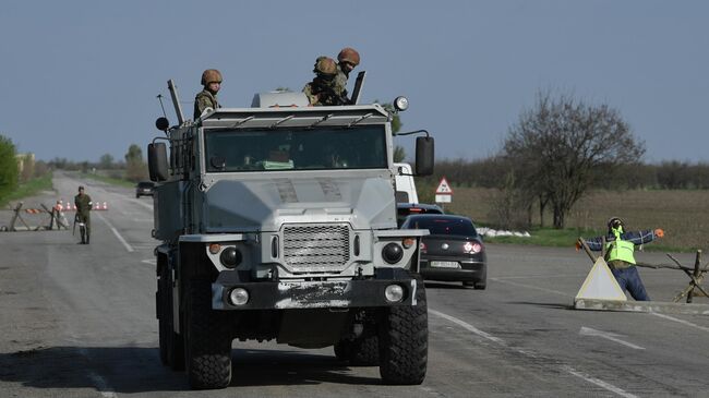 Военнослужащий ВС РФ в Энергодаре