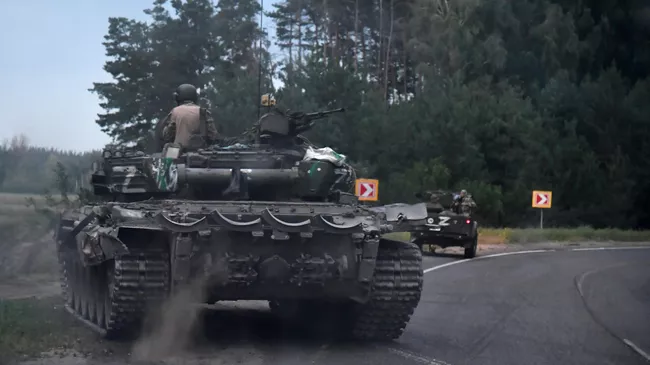 Военнослужащие ВС РФ на линии соприкосновения в Харьковской области