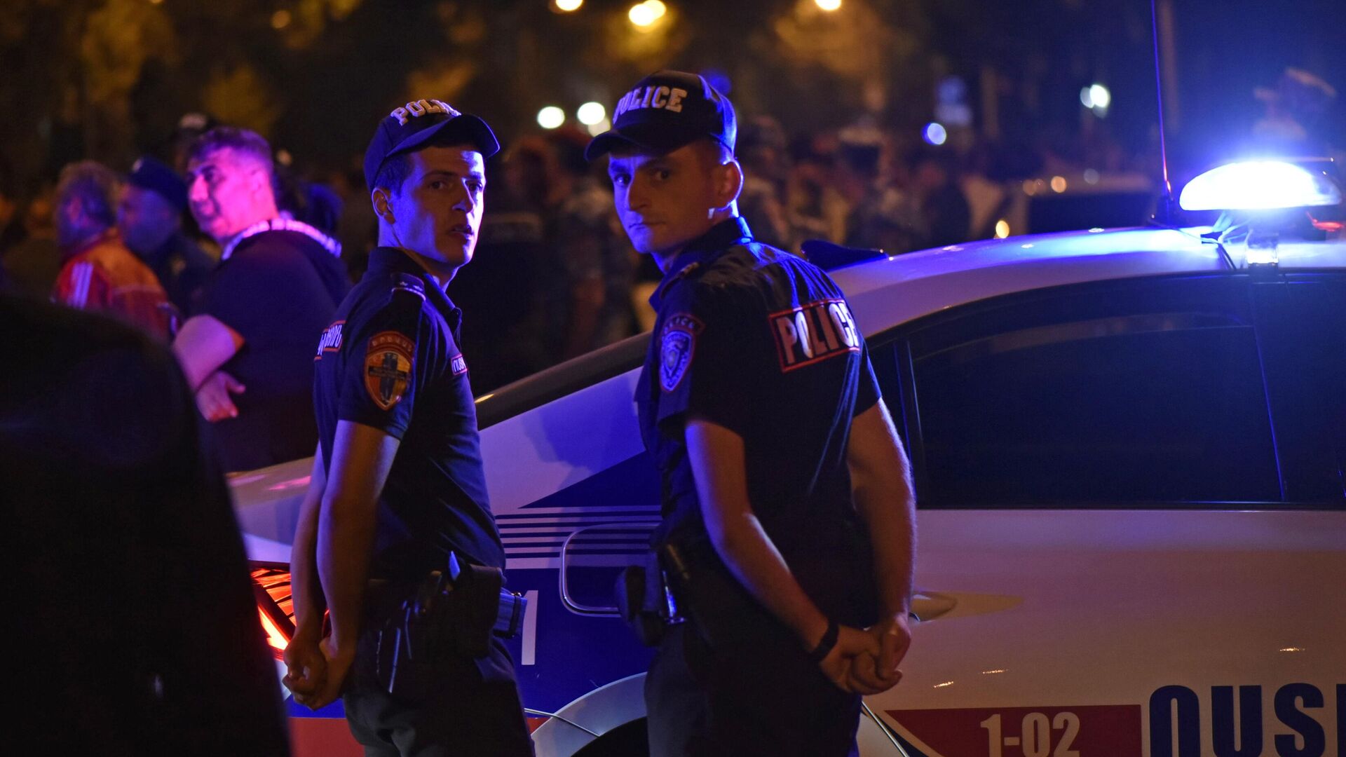 Сотрудники полиции в Ереване. Архивное фото - РИА Новости, 1920, 17.12.2022