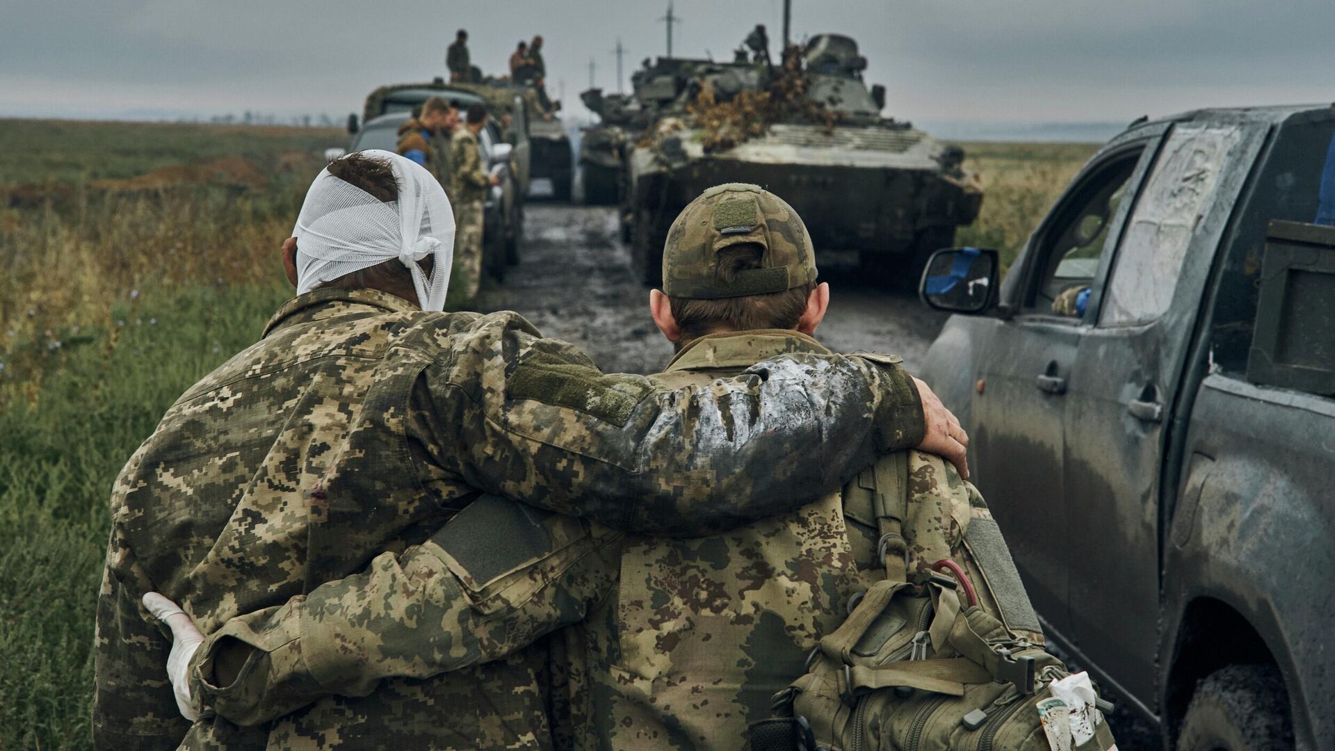 Раненые украинские военнослужащие. Архивное фото - РИА Новости, 1920, 12.05.2024