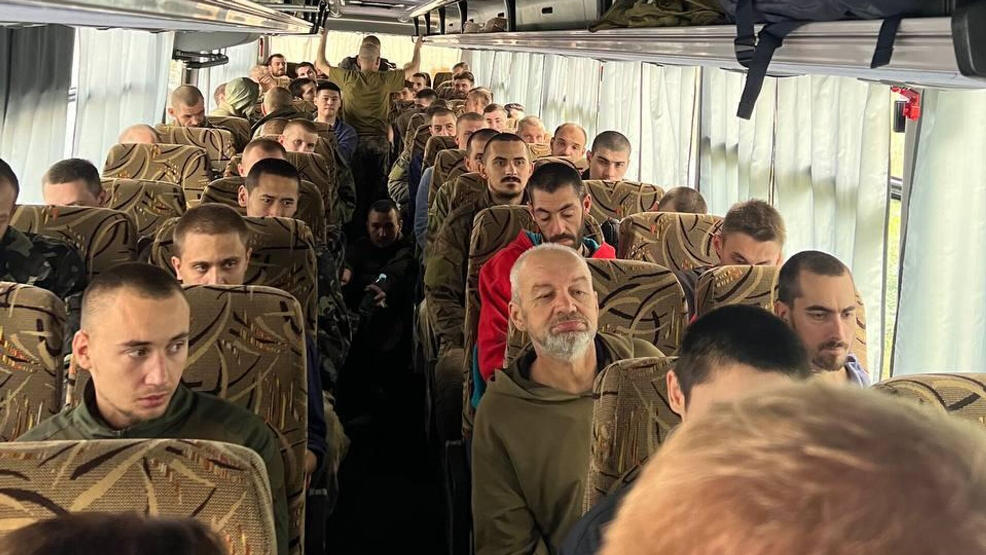 Российские военнослужащие, освобожденные из плена при обмене с украинской стороной - РИА Новости, 1920, 22.09.2022