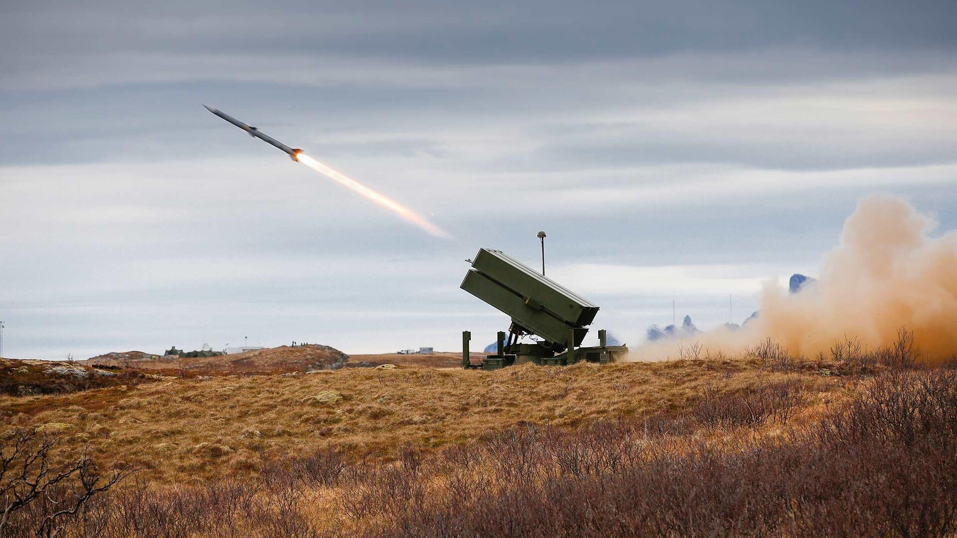 Передвижной норвежский зенитный ракетный комплекс NASAMS - РИА Новости, 1920, 07.11.2023