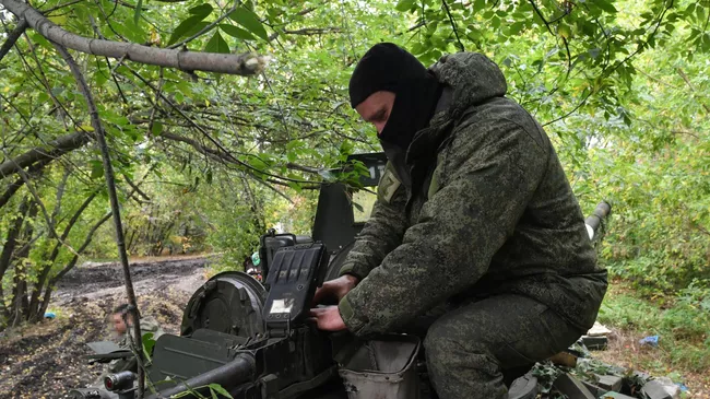 Военнослужащий РФ под Донецком