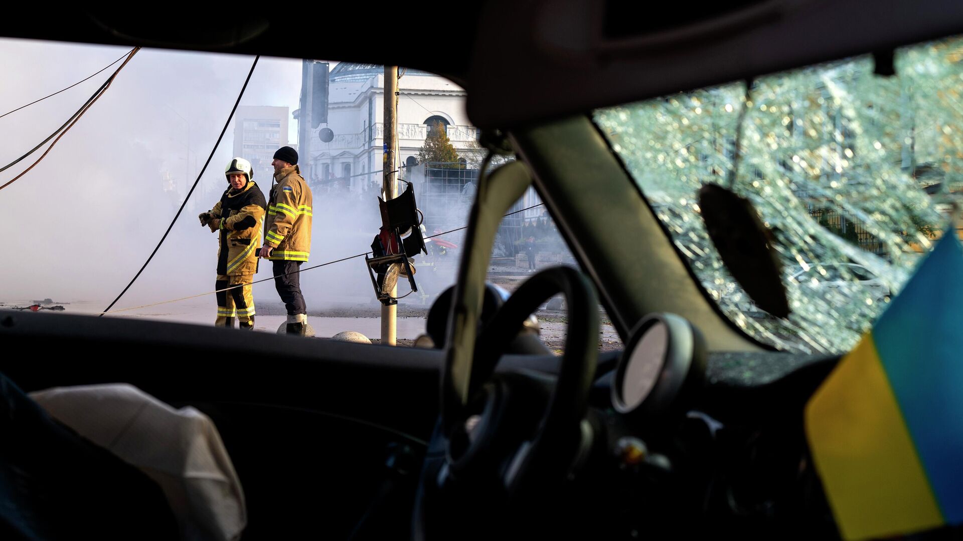 Украинские пожарные - РИА Новости, 1920, 11.10.2022