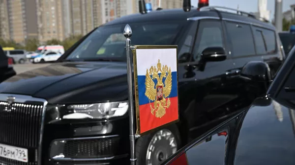 Кортеж президента РФ Владимира Путина. Архивное фото