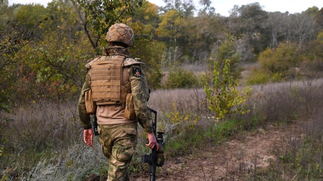 Боец артиллерийского расчета ЧВК Вагнер. Архивное фото