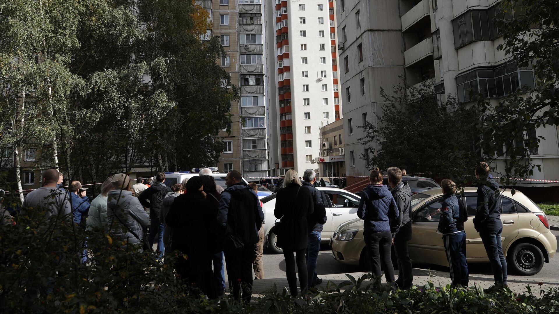 Жилой дом на улице Губкина в Белгороде, поврежденный в результате обстрела ВСУ - РИА Новости, 1920, 13.10.2022