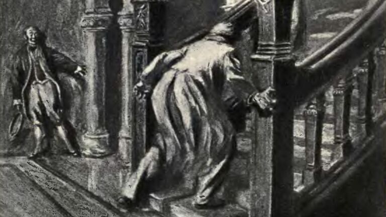 Иллюстрация Ч. Р. Маколи для книги Странная история доктора Джекила и мистера Хайда 1904 года