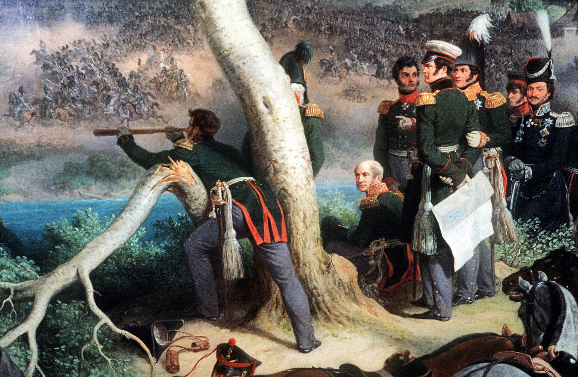 Сражение при Смоленске 17 августа 1812 года, Петер Гесс Сражение при Смоленске 17 августа 1812 года, Петер Гесс - РИА Новости, 1920, 23.07.2024