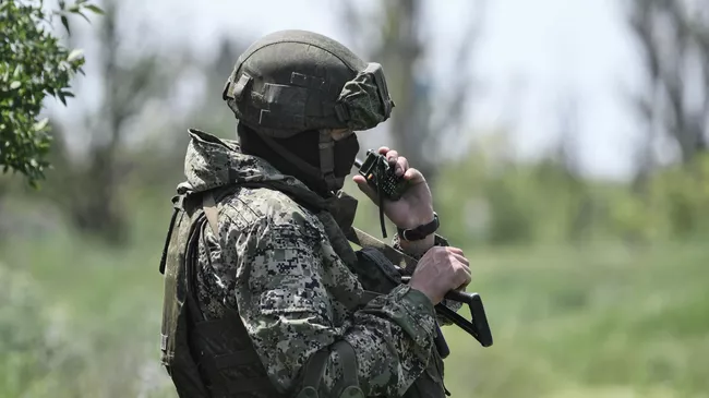 Военнослужащий Международного противоминного центра Вооруженных сил РФ