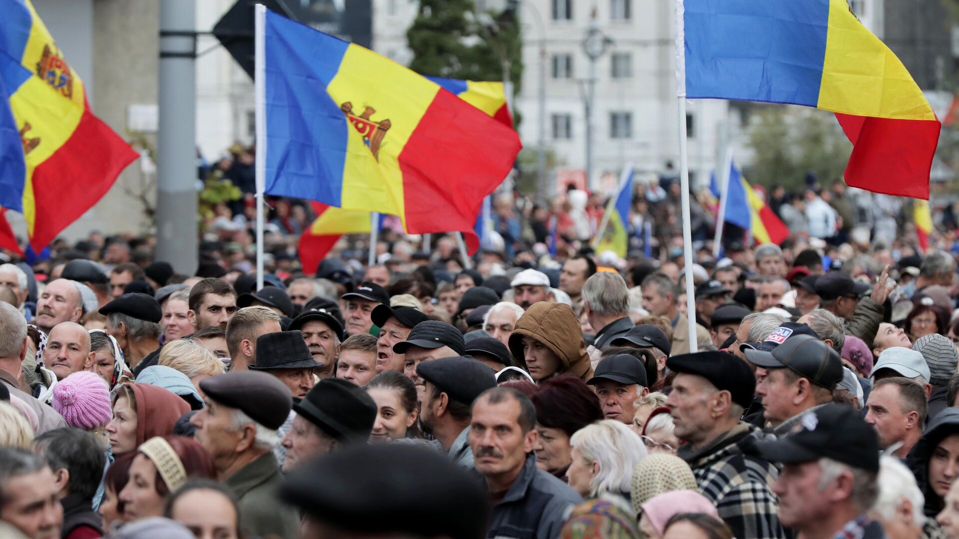 Участники акции протеста оппозиции в Кишиневе - РИА Новости, 1920, 30.10.2022