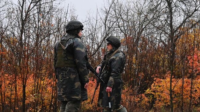 Военнослужащие Народной милиции ЛНР 