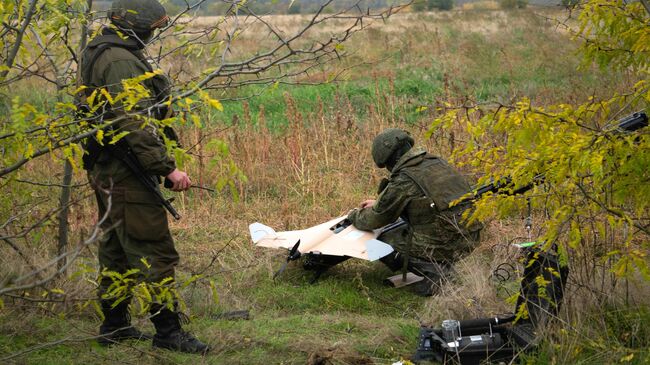 Военнослужащие ВС РФ в зоне спецоперации. Архивное фото