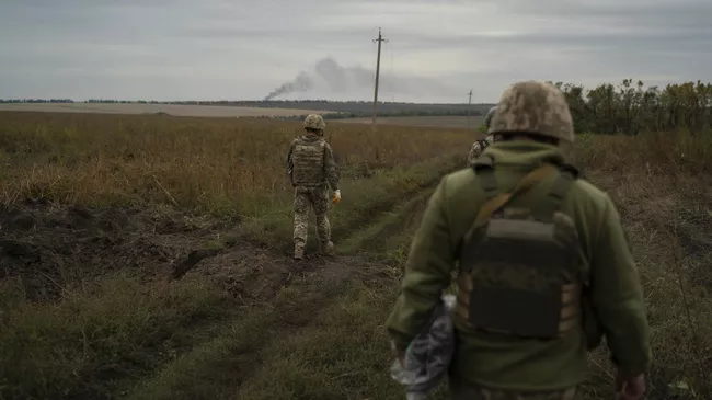 Украинские солдаты. Архивное фото