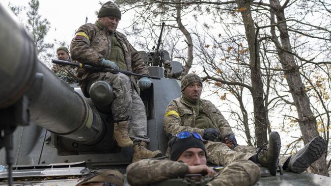 Украинские военные в Херсонской области