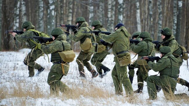 Подготовка мобилизованных для отправки в зону спецоперации