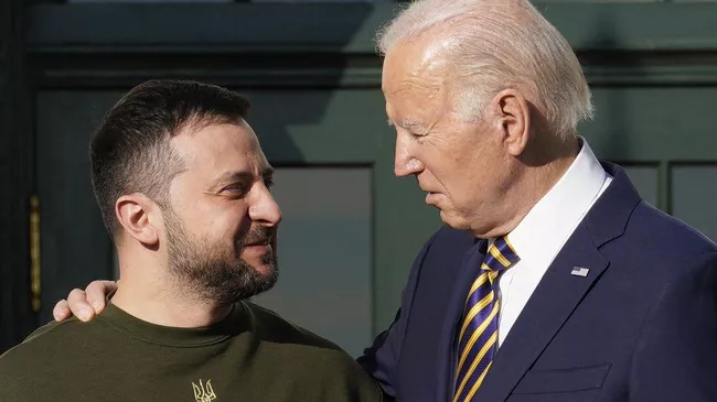 Владимир Зеленский и Джо Байден