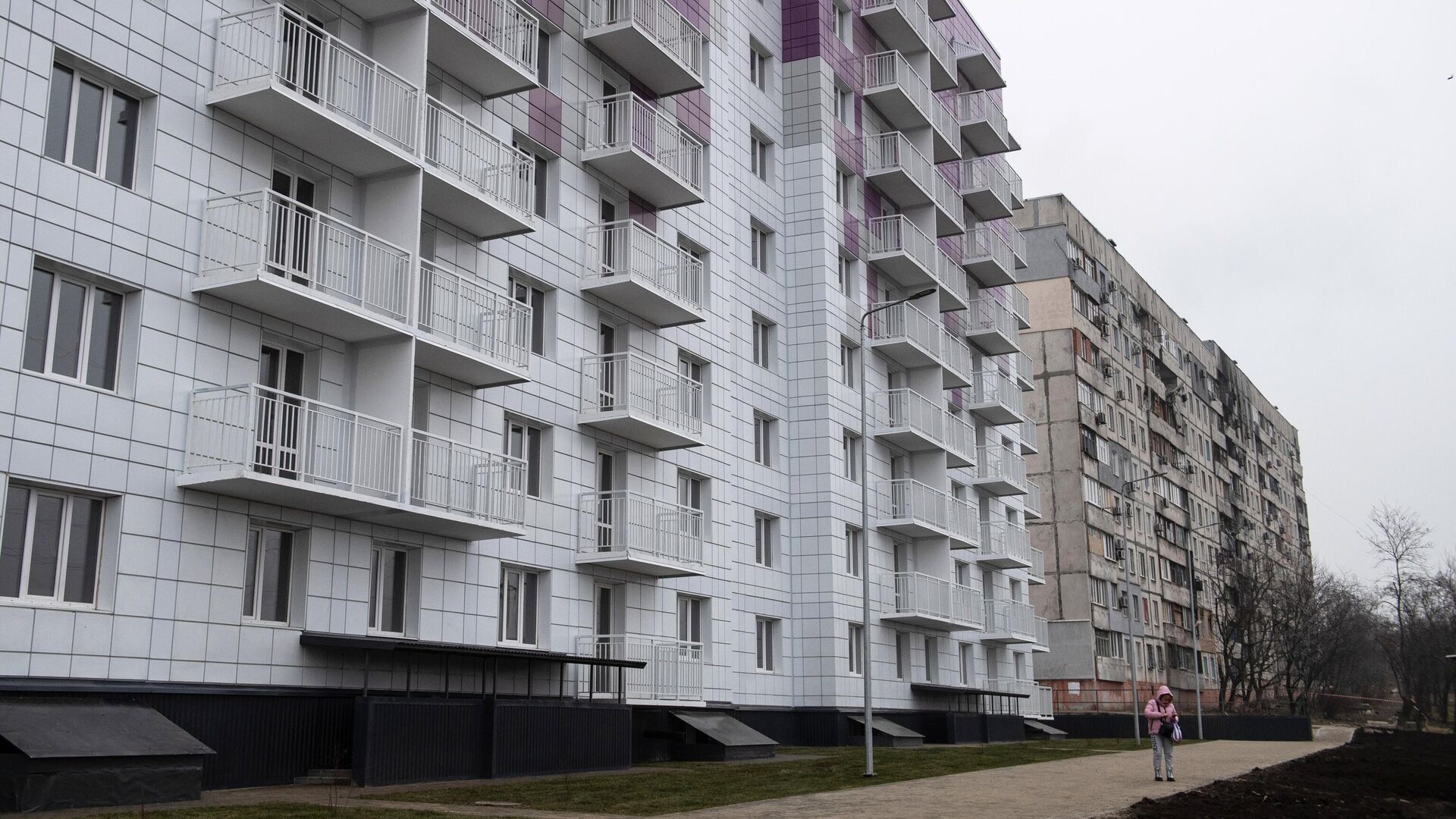 Новый жилой дом в Мариуполе - РИА Новости, 1920, 03.01.2023