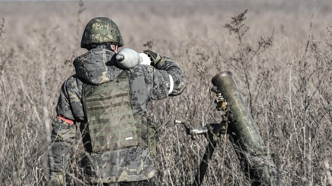 Военнослужащий Вооруженных сил РФ  на Запорожском направлении специальной военной операции