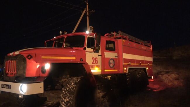 Пожар в Лутугинском районе ЛНР