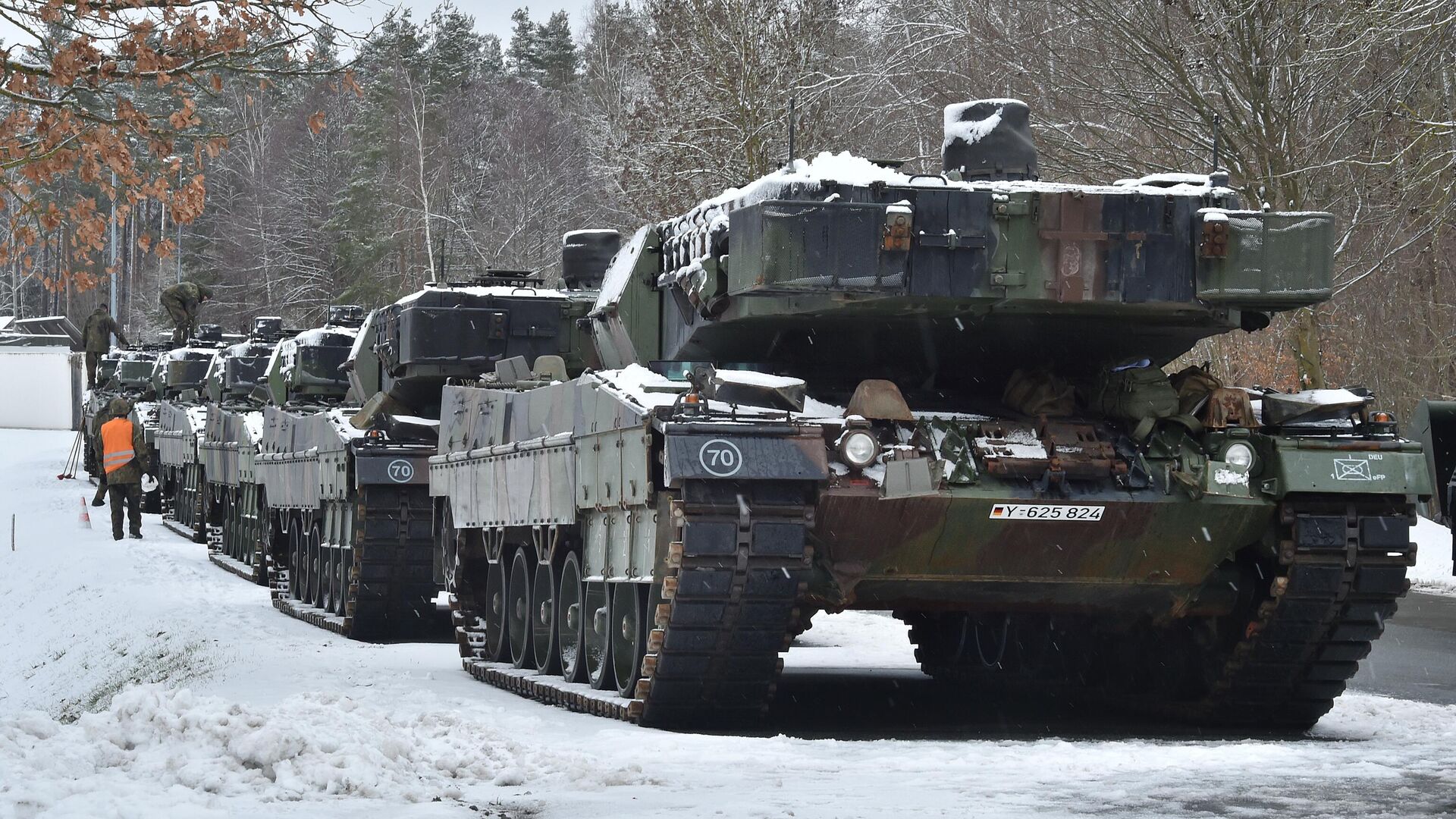 Немецкие танки Leopard 2 - РИА Новости, 1920, 31.01.2023