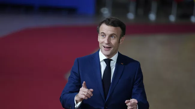 Президент Франции Эммануэль Макрон