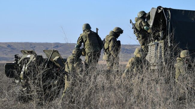 Военнослужащие РФ в южном секторе СВО