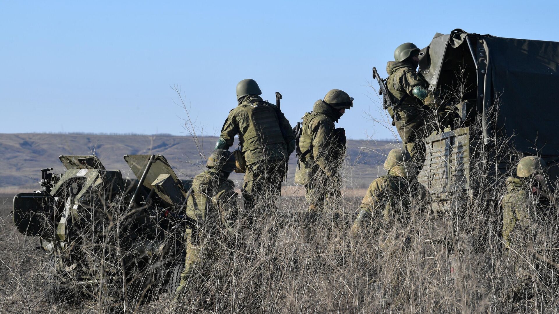 Военнослужащие РФ в южном секторе СВО - РИА Новости, 1920, 25.11.2024