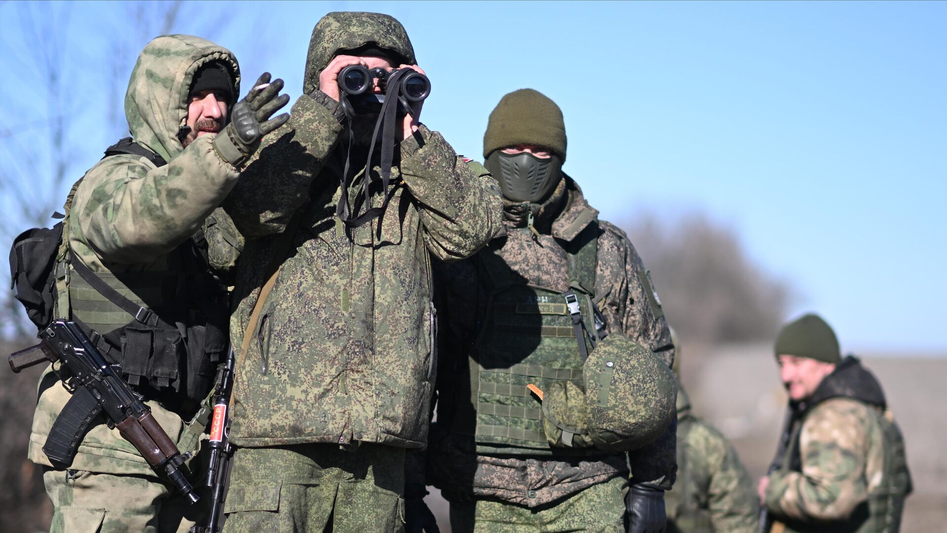 Военнослужащие мотострелковых подразделений ВС РФ в зоне СВО. Архивное фото - РИА Новости, 1920, 18.09.2023