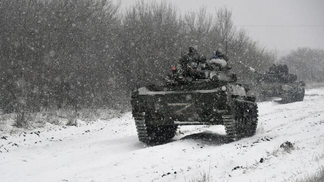 Экипаж самоходной машины БРМ-1К Вооруженных сил РФ на СВО. Архивное фото 