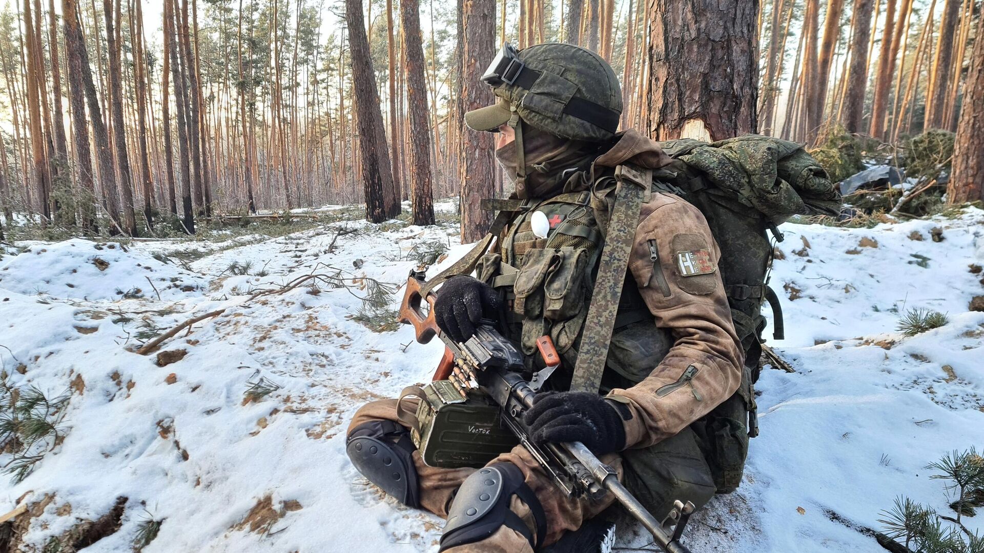 Разведчик Западного военного округа ВС РФ в зоне спецоперации - РИА Новости, 1920, 22.02.2023