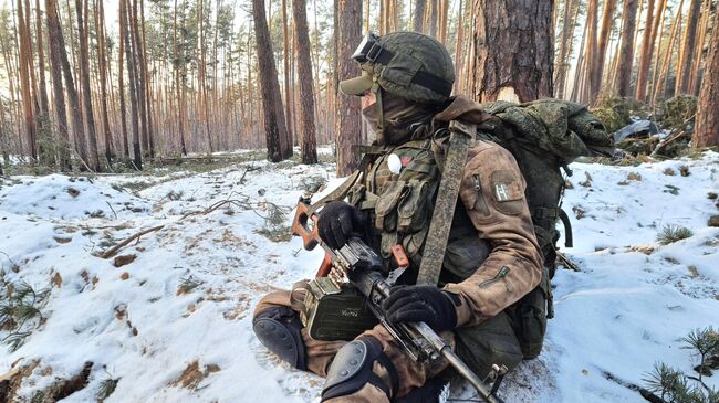 Разведчик Западного военного округа ВС РФ в зоне спецоперации