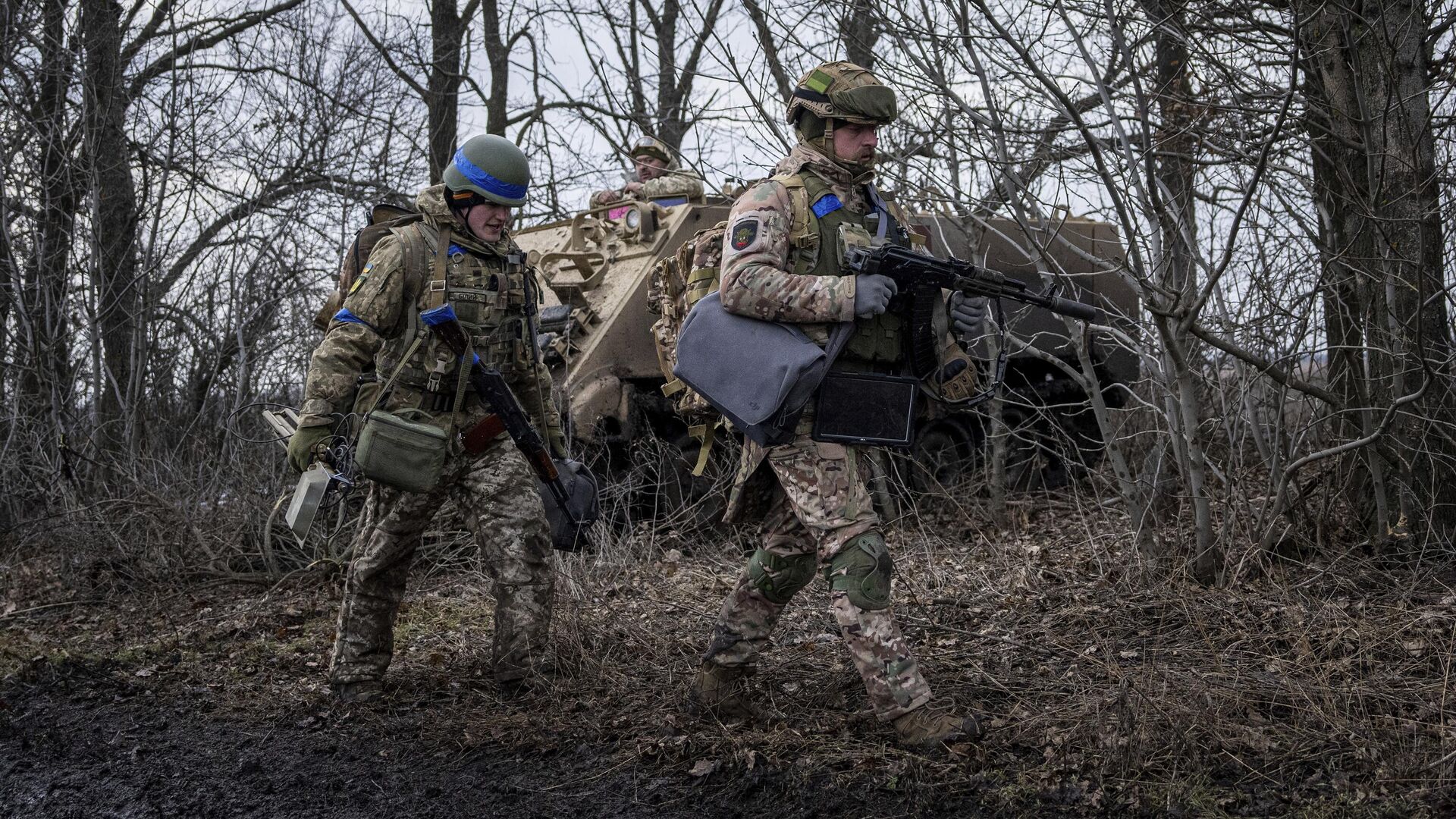 Украинские военнослужащие под Угледаром - РИА Новости, 1920, 28.02.2023