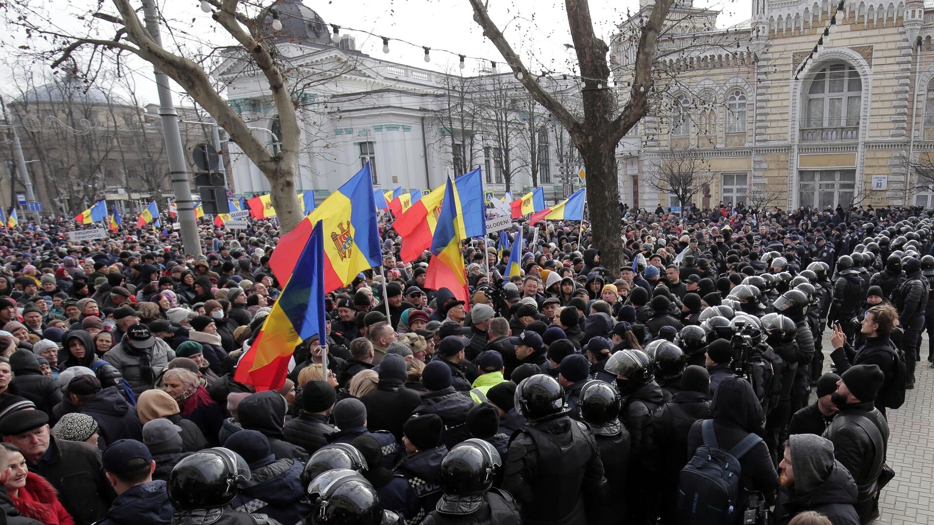 Протестная акция оппозиции в Кишиневе - РИА Новости, 1920, 11.03.2023