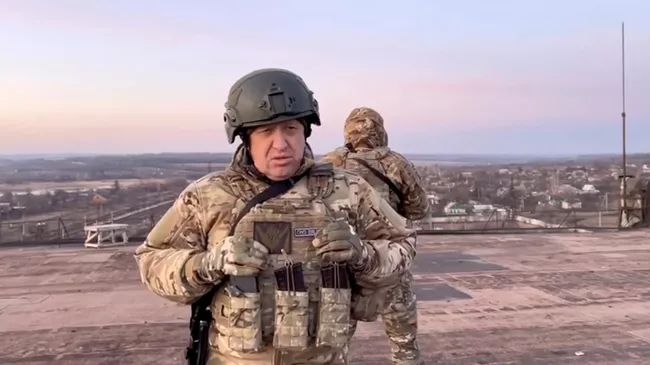 Кадр видео обращения Евгения Пригожина. Архивное фото