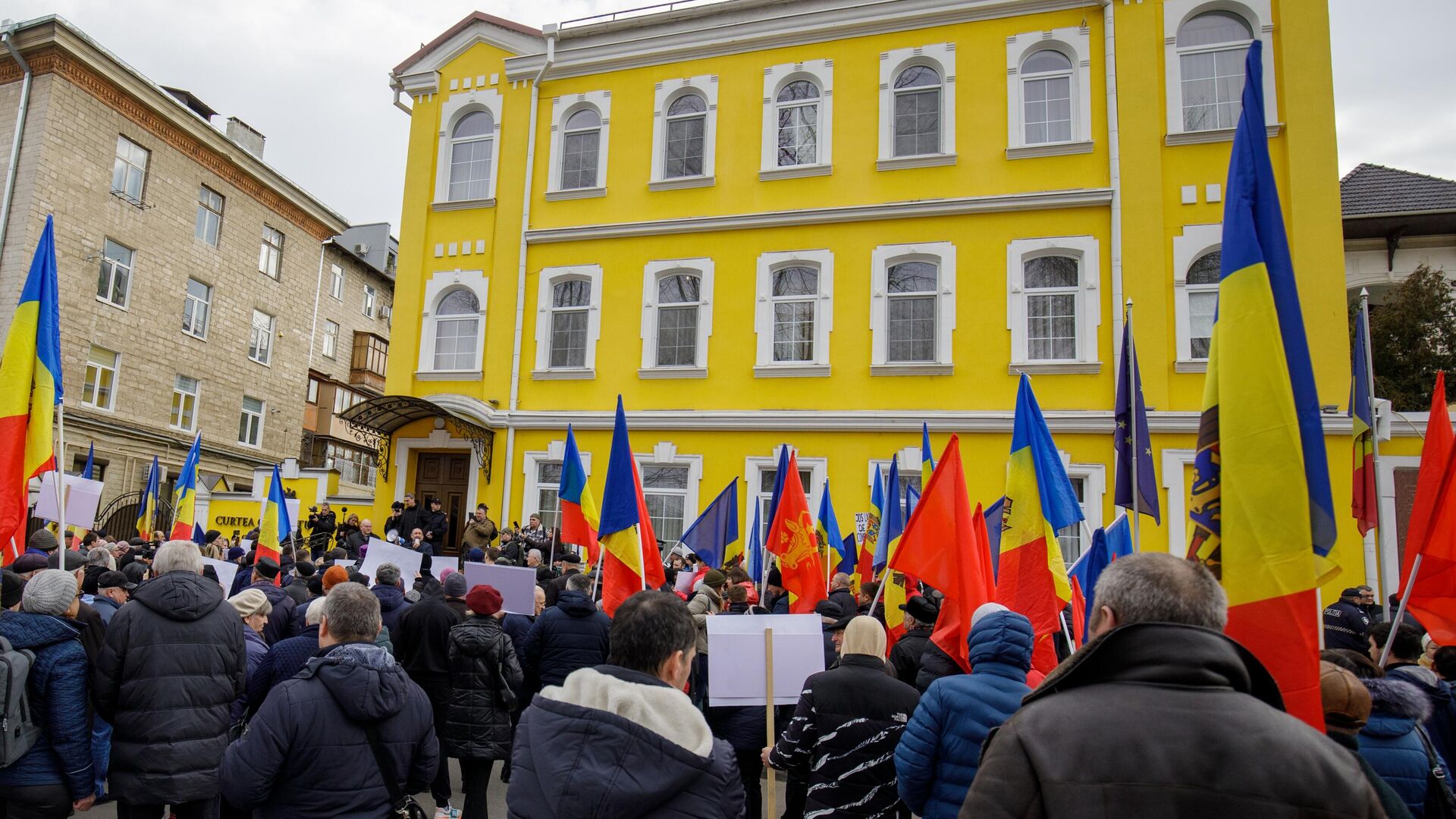 Протест у Конституционного суда Молдовы в защиту Конституции и молдавского языка - РИА Новости, 1920, 10.03.2023