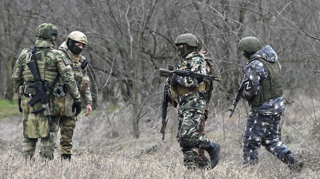 Военнослужащие вооруженных сил РФ  в южном секторе СВО