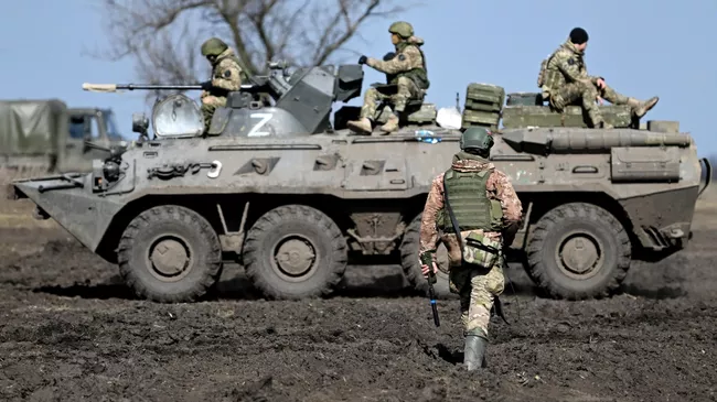 Российские военные на позициях в зоне проведения спецоперации. Архивное фото