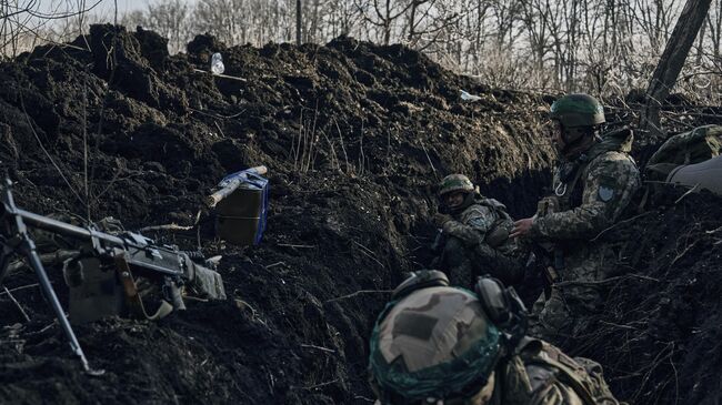 Украинские военные 