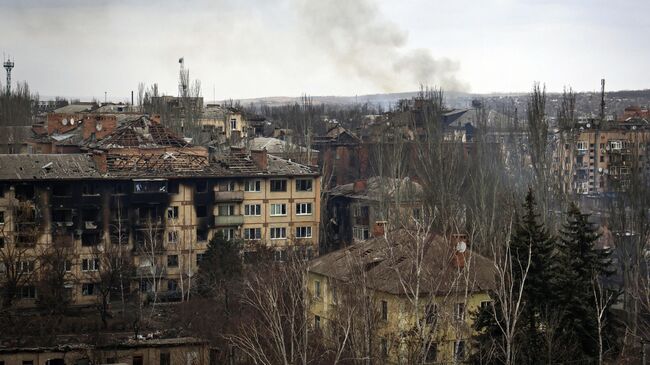 Вид на город Артемовск (Бахмут)