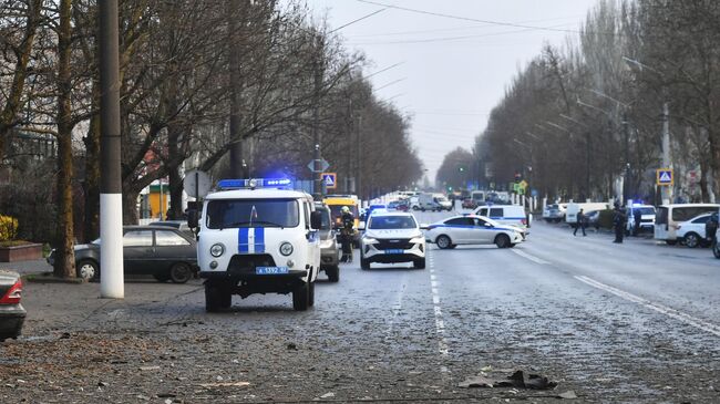 Автомобили полиции в Мелитополе. Архивное фото