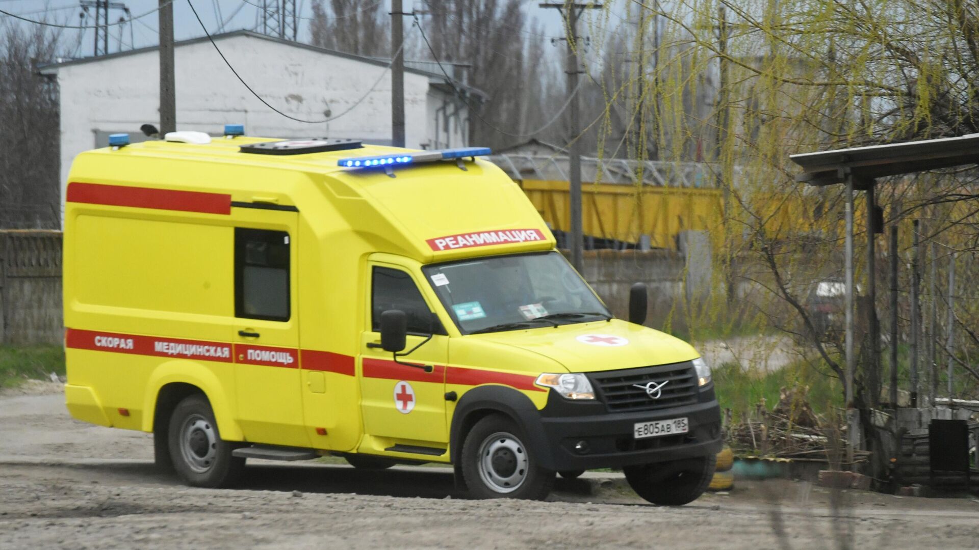 Автомобиль скорой медицинской помощи в Мелитополе. Архивное фото - РИА Новости, 1920, 03.04.2023