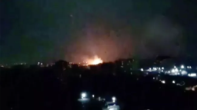 Пожар в Одессе
