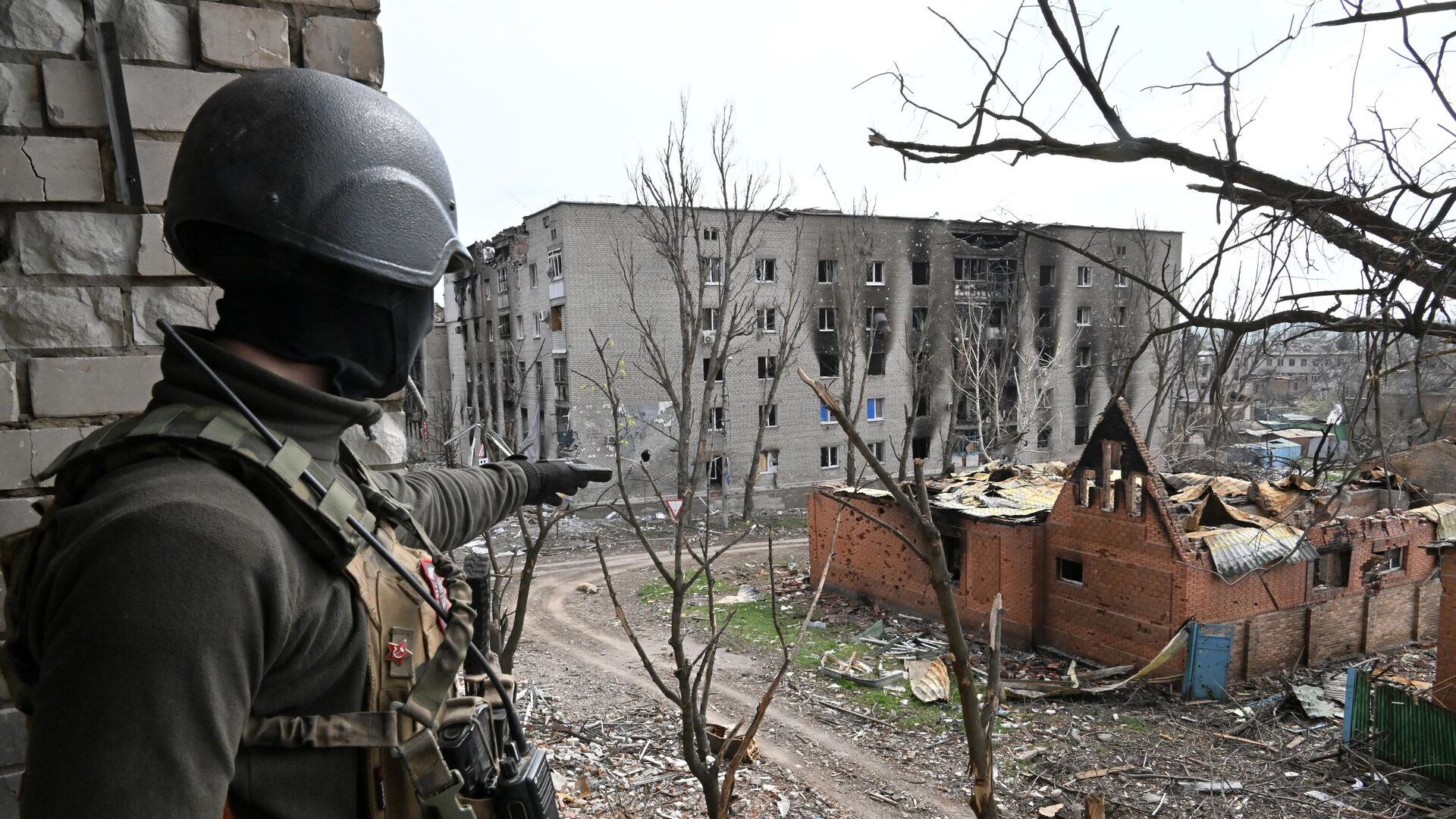 Боец ЧВК Вагнер в Артёмовске - РИА Новости, 1920, 16.04.2023