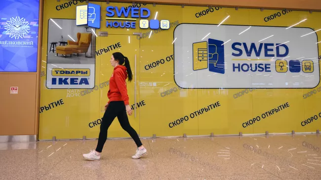 Подготовка к открытию первого белорусского магазина Swed House в Москве
