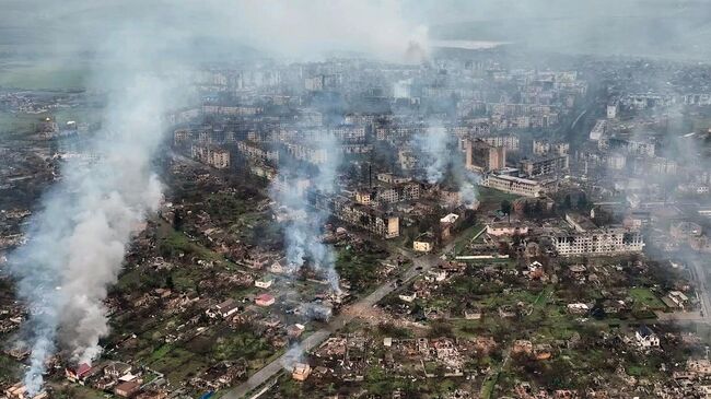 Вид на Артемовск